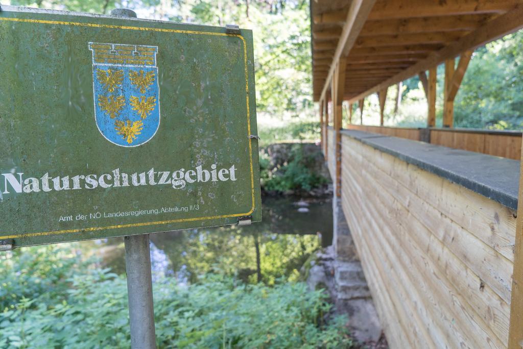 Pension Zum Meridianstein 그뮌트 외부 사진